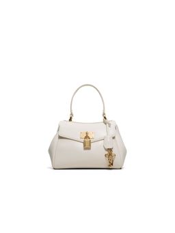 Aldo - Women White Handbag with Detachable Strap and Charm