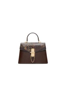 Aldo - Women Kaelis Brown Satchel Bag with Detachable Starp