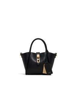 Aldo - Women Kkristina Black Handbag with Detachable Strap and Charm