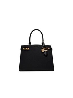 Aldo - Women Minela Black Handbag with Detachable Strap and Charm