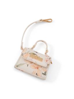 Aldo - Women Minileora Cream Floral Printed Bag Charm