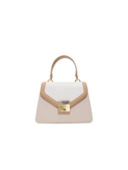 Aldo - Women Beige Satchel Bag with Detachable Starp
