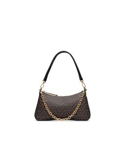 Aldo - Women Olevya Brown Shoulder Bag with Detachable Strap and Chain