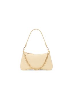 Aldo - Women Olevya Cream Shoulder Bag with Detachable Strap and Chain
