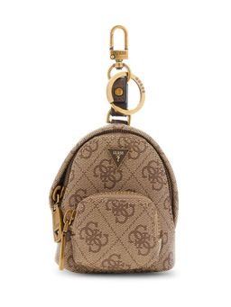 Guess - Women Beige Polyurethane Printed Bag Charm