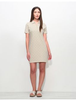 U.S. POLO ASSN. - Textured Polo Shirt Dress