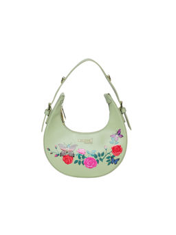 Hamster London - Millionaire Oxford Shoulder Bag with Long Sling Green (M)