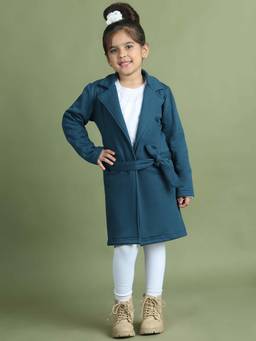 Mini & Ming - Teal Solid Coat