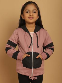 Mini & Ming - Mauve Colorblock Hoodie