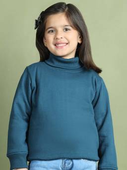 Mini & Ming - Teal Solid Sweatshirt