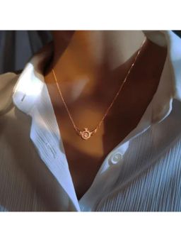 ESTAILO FASHION - Women White Alloy Necklace