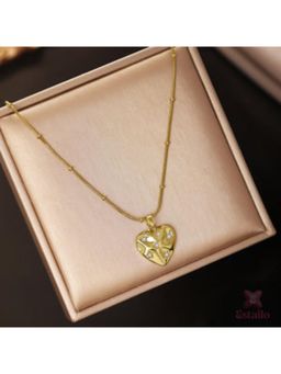 ESTAILO FASHION - Women White Alloy Necklace