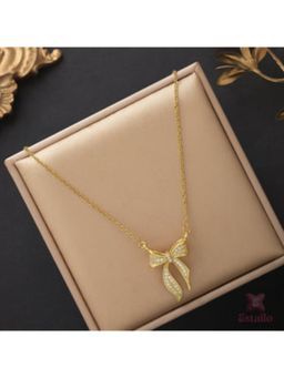 ESTAILO FASHION - Women White Alloy Necklace