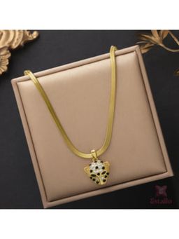 ESTAILO FASHION - Women Black Alloy Necklace