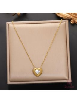 ESTAILO FASHION - Women White Alloy Necklace