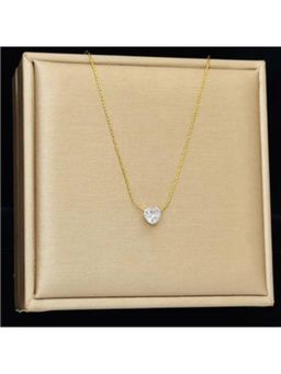 ESTAILO FASHION - Women White Alloy Necklace