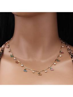 ESTAILO FASHION - Women Multi-Color Alloy Necklace