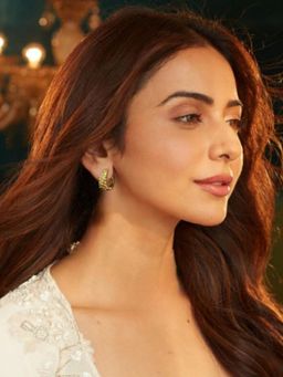 Accessher - Women Gold Brass Pair Of Earrings