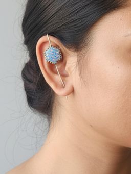 Viana Jewels - Women Multi-Color Brass Pair of Ear Cuff