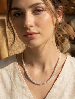 925 SILLER - Women Sterling Silver Necklace