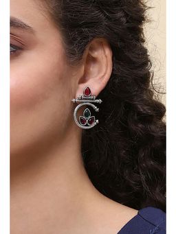 Rangriti - Women Pink Alloy Pair of Earrings