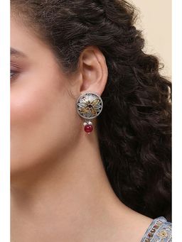 Rangriti - Women Red Alloy Pair of Earrings