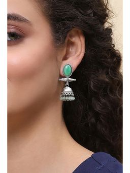 Rangriti - Women Green Alloy Pair of Earrings
