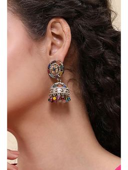 Rangriti - Women Multi-Color Alloy Pair of Earrings