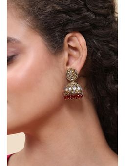 Rangriti - Women Red Alloy Pair of Earrings