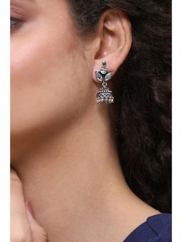 Rangriti - Women White Brass Pair of Earrings