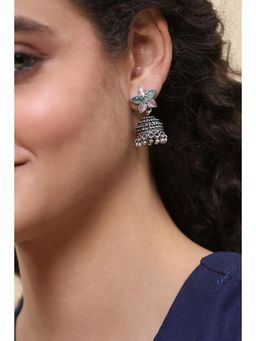 Rangriti - Women Multi-Color Brass Pair of Earrings