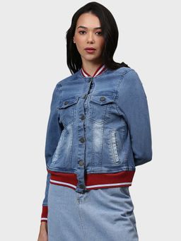 Campus Sutra - Multi-color Solid Jacket