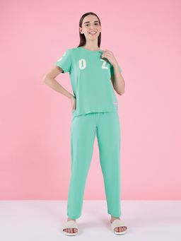 Sweet Dreams - Women's Stylish Letter Print T-Shirt with Pyjama