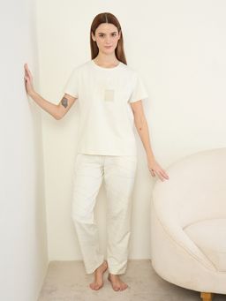 Sweet Dreams - Women's Graphic Printed T-shirt with Pyjama