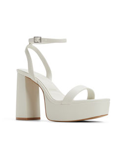 Aldo - Valalannon-In121 Women White Block Heel Sandals