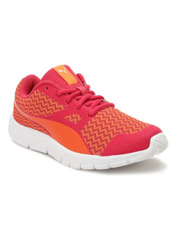 Puma - Flexracer Techtribe Kids Orange Ps Idp Sports Shoes