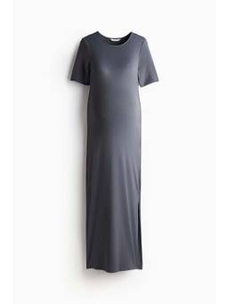 H&M - Women Grey MAMA Microfibre T-Shirt Dress