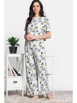 Zivame - 2 Mile Fashion Knit Cotton Loungewear - Marshmallow (Set of 2)