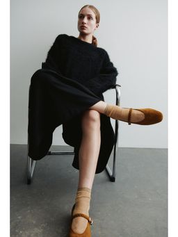 H&M - Women Brown Mary Jane ballet flats