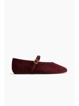 H&M - Women Red Mary Jane ballet flats