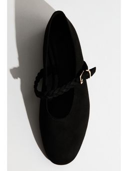 H&M - Women Black Mary Jane ballet flats