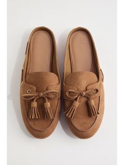 H&M - Women Beige Loafer mules