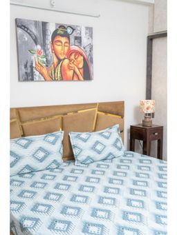 Videksha Home & Lifestyle - Aquanest Forever Bedsheet with 2 Pillow Covers (King)