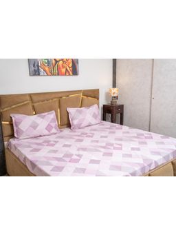 Videksha Home & Lifestyle - Matrix Forever Bedsheet with 2 Pillow Covers (King)