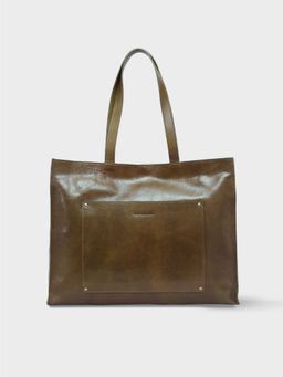 Tan and Loom - Laptop Friendly Leather Artist's Tote