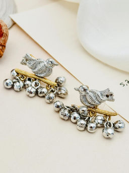 Abdesigns - German Silver Plated Earrings