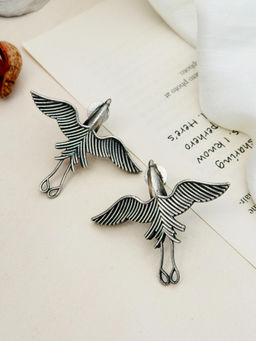 Abdesigns - German Silver Plated Earrings