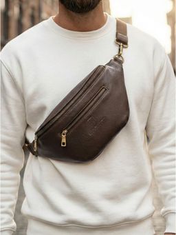 Berbanto - Viceroy Full-Grain Leather Sling Bag - Brown (M)