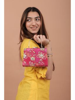Horra - Women's Handcrafted Embroidered Clutch With Detachable Strap (M)
