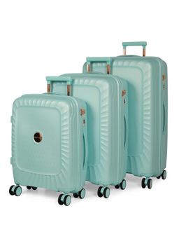 ROMEING - Sicily Polypropylene Luggage Trolley Bags - Aqua (S/M/L) (Pack of 3)